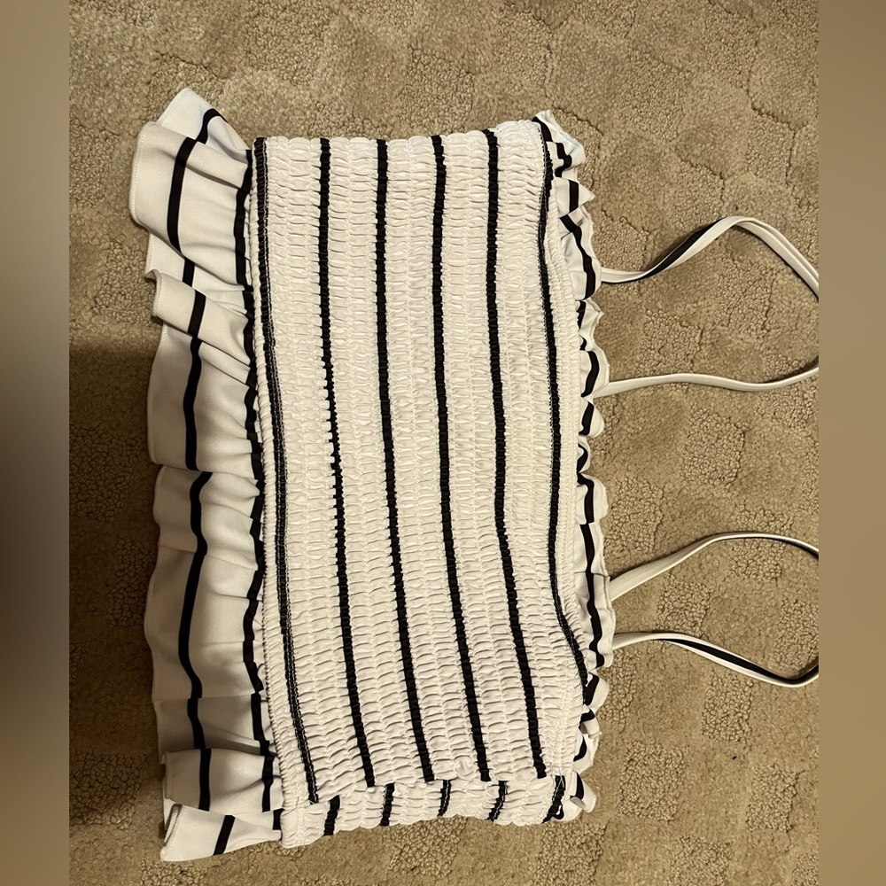 bikini top with ruffles